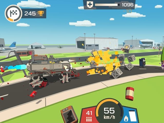 Zombie Derby: Blocky Roads